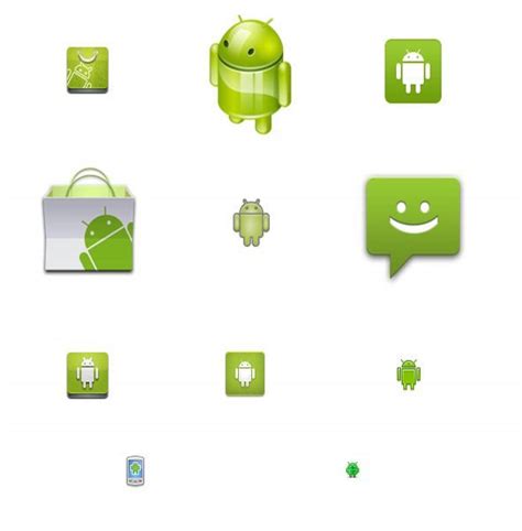 20 Android Icons Set Free Download