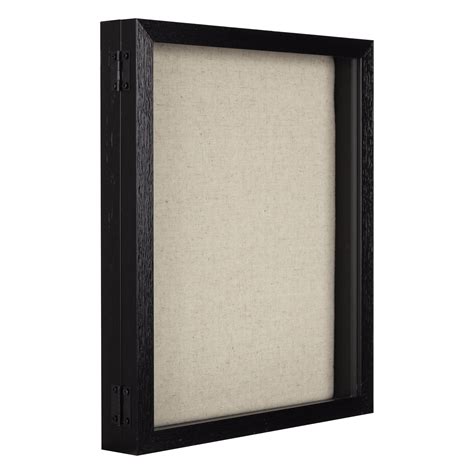 Gallery Solutions 11x14 Black Shadow Box Picture Frame Display