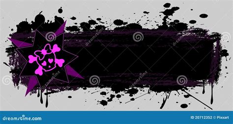 Emo Banner Stock Vector Image Of Human Cute Grunge 20712352