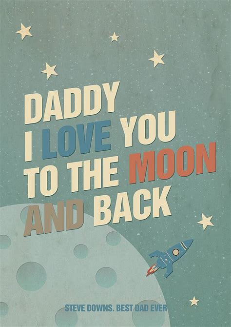 And starring c.k., chloë grace moretz, pamela adlon, john malkovich, rose byrne, charlie day and helen hunt. love you to the moon and back father's day print by blue ...