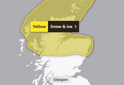 Met Office Issues Yellow Warning For Snow And Hail Showers