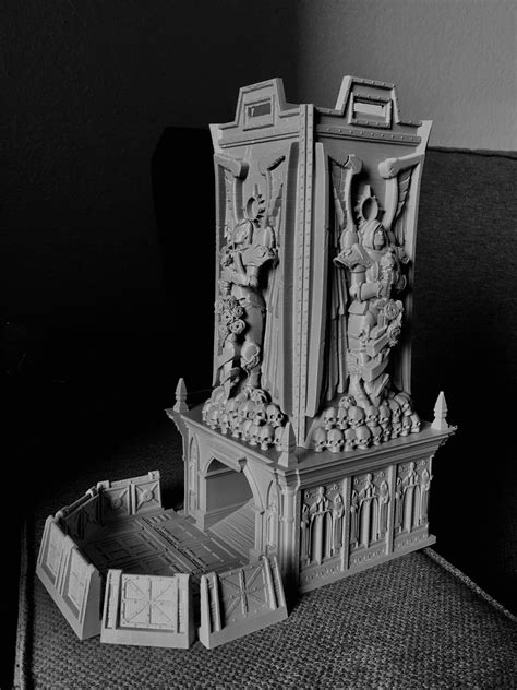 Free Stl File Warhammer Fortress Of Sacrifice Dice Tower ⚔・3d Printer