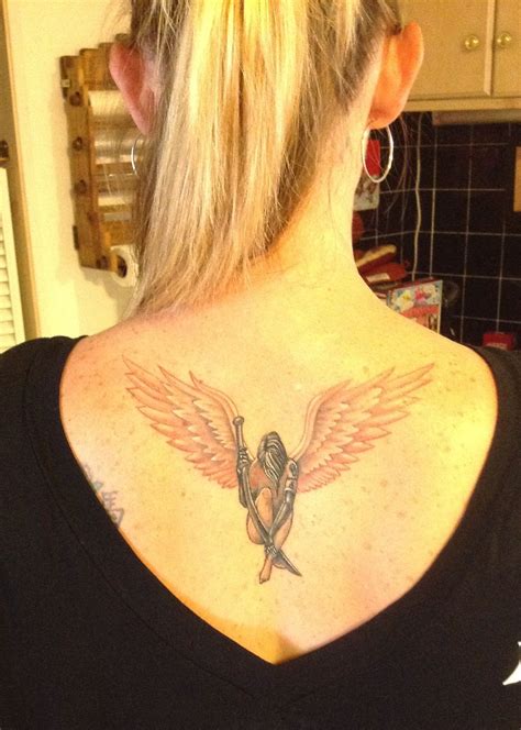 Guardian Angel Tattoos Dreamcatcher Tattoo Girly Tattoos
