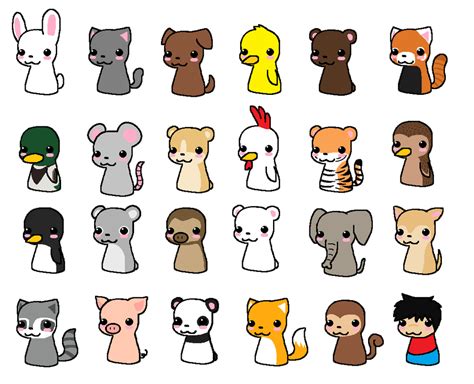 Chibi Animals By Pixel Kit On Deviantart