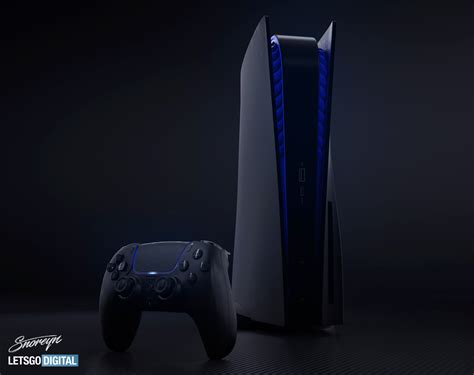 This Ps5 Black Edition Console Render Incredibly Sleek Playstation