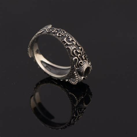 100 925 Sterling Silver Gothic Punk Skull Rings