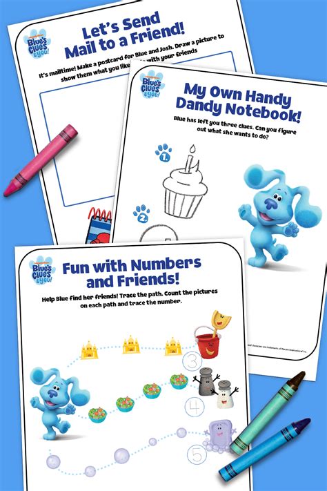Blues Clues And You Activity Pack Blues Clues Blues Clues Clue Party