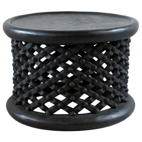 Designed by mermelada estudio, handmade coffee table resounds with global style for indoor/outdoor use. African Drum Table at 1stdibs