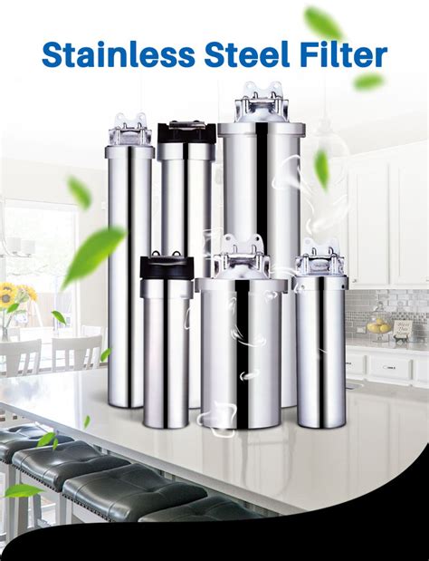 Stainless Steel Whole House Water Filter Filtration Stainless Steel