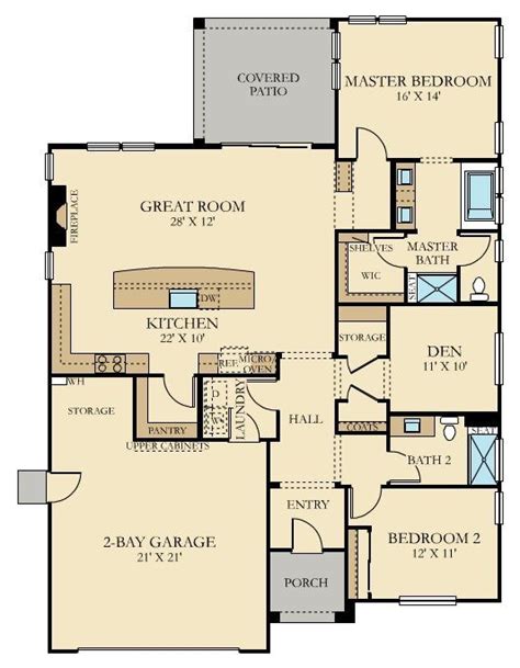 Browse through this collection of the most popular new american home plans and modern house plans in the united states. The Carmel - Plan 1813 New Home Plan in Heritage El Dorado ...