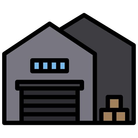 Warehouse Free Shipping And Delivery Icons
