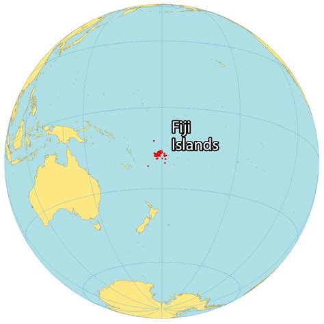 Map Of Fiji Islands Gis Geography