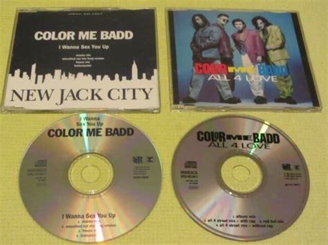 Color Me Badd I Wanna Sex You Up 4 Track Cd Single 1991 Giant Records