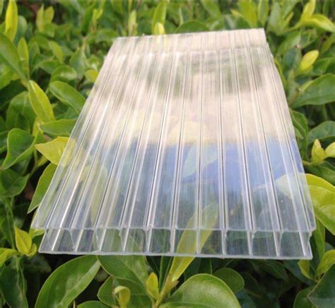 Twin Wall 8mm Polycarbonate Sheet Clear Strong Impact And Shatterpro