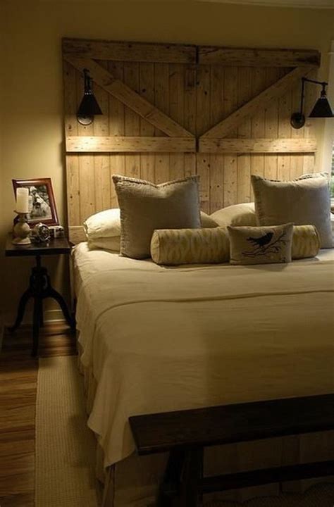 16 Outstanding Diy Reclaimed Wood Headboards For Rustic Bedroom