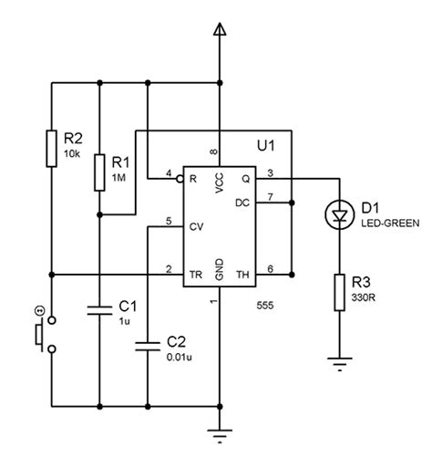 Electronic 555 Timer Monostable Operation With Multiple Or Long Input