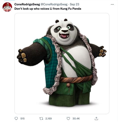 Li Tweet Kung Fu Panda Know Your Meme