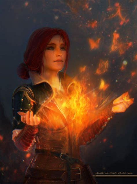 Triss Merigold 😍 The Witcher 3 Triss Merigold Fantasy