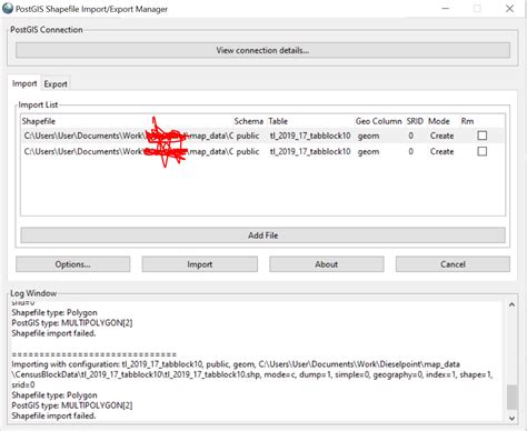 Postgis Importing Shapefile Into Postgresql Failing Geographic Hot