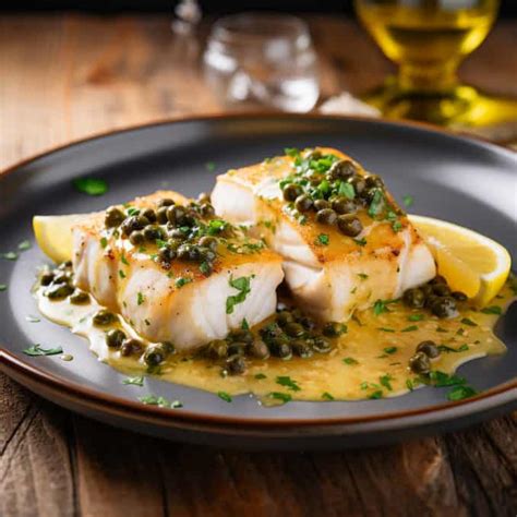 Quick Chilean Sea Bass With Lemon Caper Sauce Seafood Recipes Lgcm