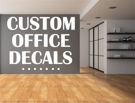 Custom Home Office Vinyl Wall Decals