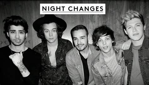 Everything that you've ever dreamed of disappearing when you wake up but there's nothing to be afraid of even when the night changes it will never change me. Blog de la Tele: One Direction: "Night Changes" Canción ...