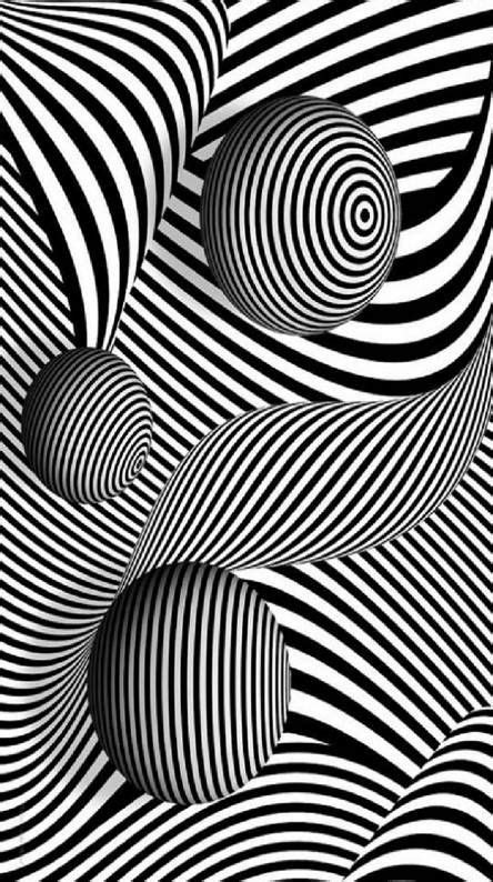 Crazy Stripe Optical Illusions Art Illusion Drawings Geometric Art