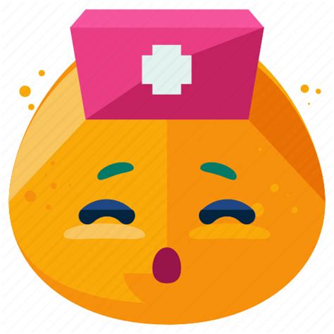 Emoji Emoticon Face Medical Nurse Smiley Icon Download On Iconfinder