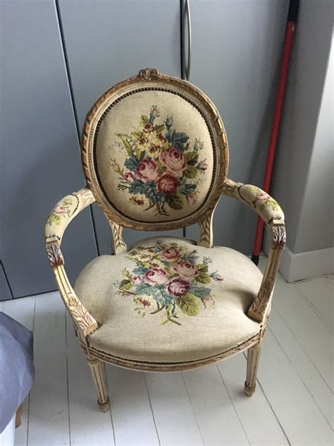 Antique Embroidered Chairs