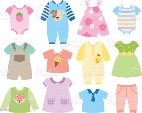Baby Clothes Set Stock Illustration Download Image Now Istock