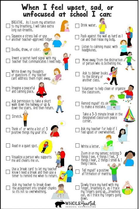 Teachers And Parents This 50 Self Regulation Coping Skills Resource