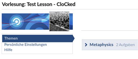 Ganz gleich ob in der schule, in der universität, im. Stud.IP-Nutzerdokumentation (deutsch): Clocked für Studierende