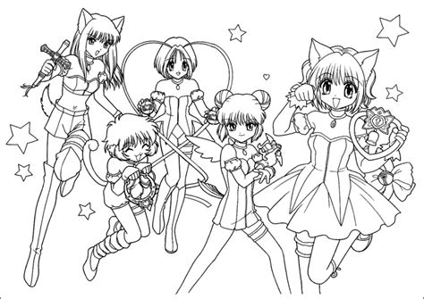 Pin By Jaenam On Tokyo Mew Mew Chibi Coloring Pages Cute Coloring