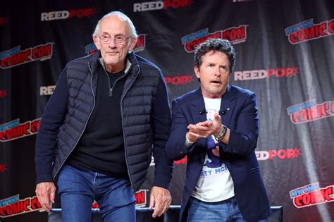 Back To The Future Stars Michael J Fox And Christopher Lloyd In