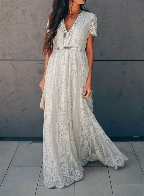 v neck short sleeve lace maxi dress in 2020 lace dress white lace maxi dress maxi dress