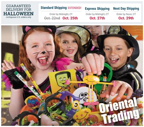 Oriental Trading Free Shipping On Any Order W Halloween Delivery