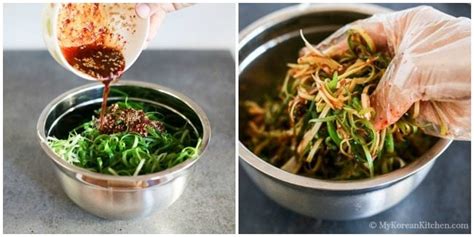 Korean Spicy Green Onion Salad My Korean Kitchen