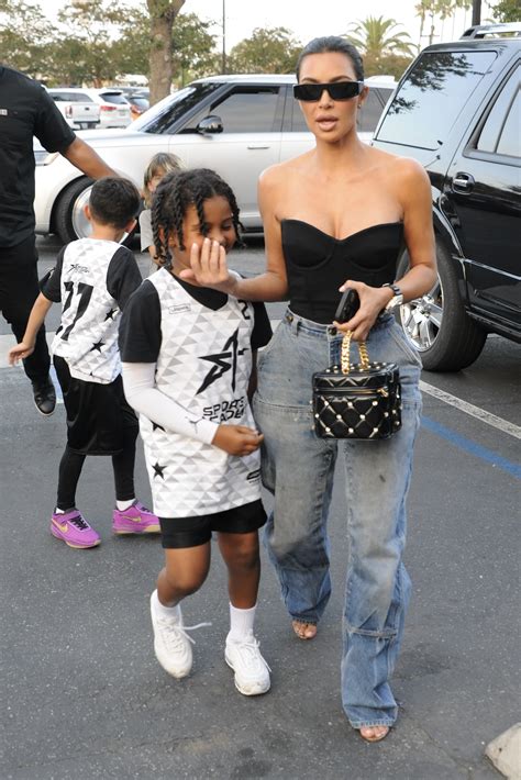 Kim Kardashian Scolds Son Saint 7 For Giving The Middle Finger To
