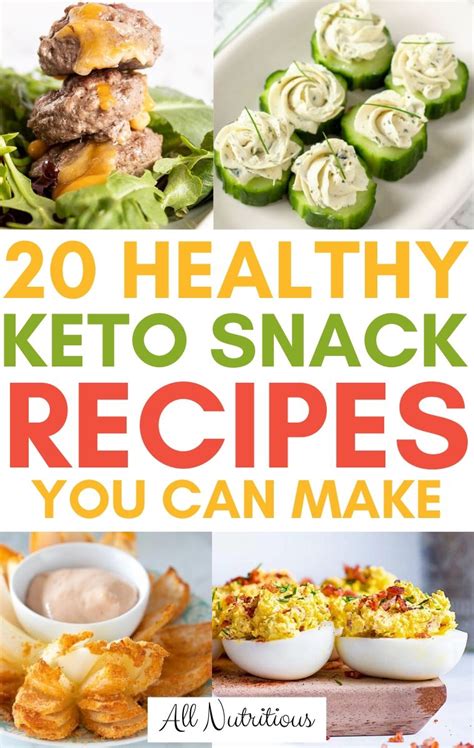 20 Keto Snack Recipes For Work And Home All Nutritious