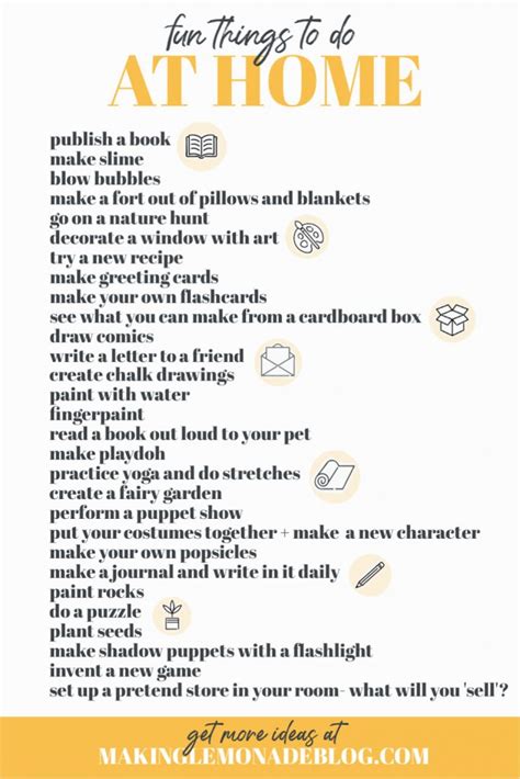 Show your smarts, creativity, and skill with this fun game! Free Printable: Fun Things To Do At Home With Kids ...
