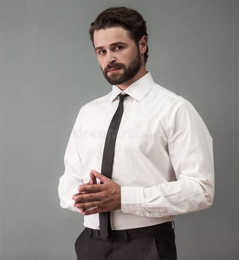 Handsome Bearded Businessman Stock Photo Image Of Lifestyle Aged