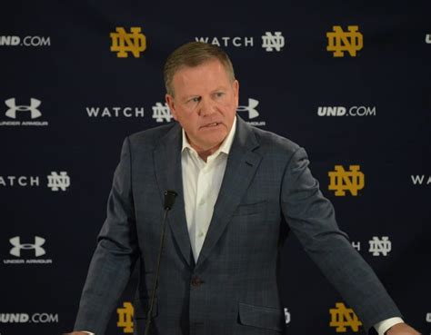 Transcript Notre Dame Head Coach Brian Kelly On Playing Iowa State