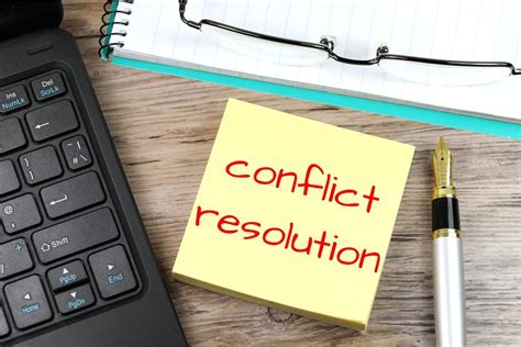 Conflict Resolution - Post it Note image