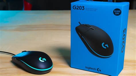 G203 Logitech Mouse Gamer Overview And Unboxing Pt Br Youtube