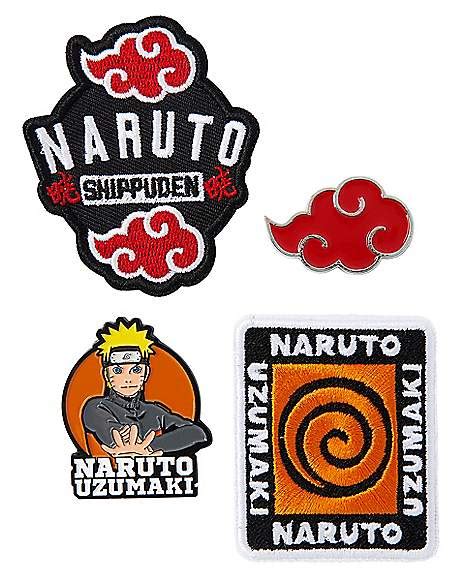 Naruto Patch And Pin Set Naruto Shippuden
