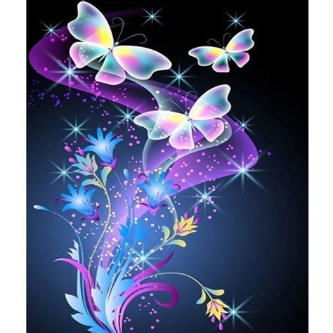 Butterfly Serials 5d Diy Diamond Painting Kit Animal Full Drill Stick