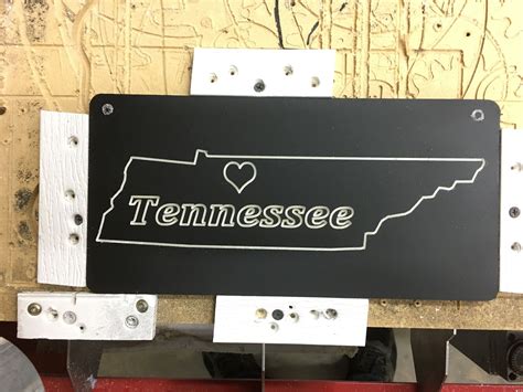 Pvc Tennessee State Sign State Signs Cnc Table Tennessee