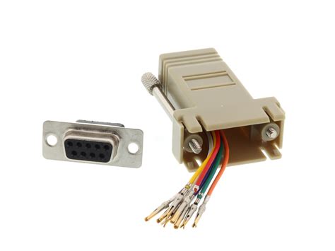 Wire Modular Adapter Ivory Mycablemart Db Male To Rj Cables Interconnects Unimaterna Com Br