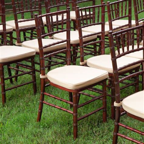 Our selection of rental chiavari ballroom chairs includes a variety of chair colors. Lancaster Table & Seating Mahogany Chiavari Chair ...