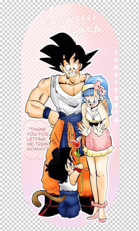 Goku Vegeta Bulma Troncos De Gohan Goku Ba Ador Dibujos Animados Png